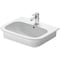 Duravit D-Code Drop-In Bathroom Sink 0337540000 White 0337540000 - alternate 1